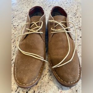 Kenneth Cole Reaction Brown Suede Leather Men’s Shoe Size 12M Like New